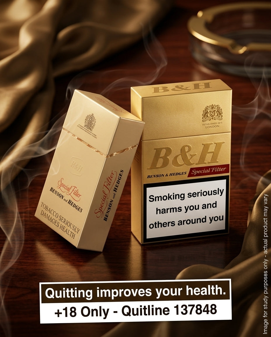 Benson & Hedges Special Filter Cigarettes (10 Packs x 20s), Refined Classic Tobacco Balance, Cheap Carton Price, Fast Delivery Australia-wide
