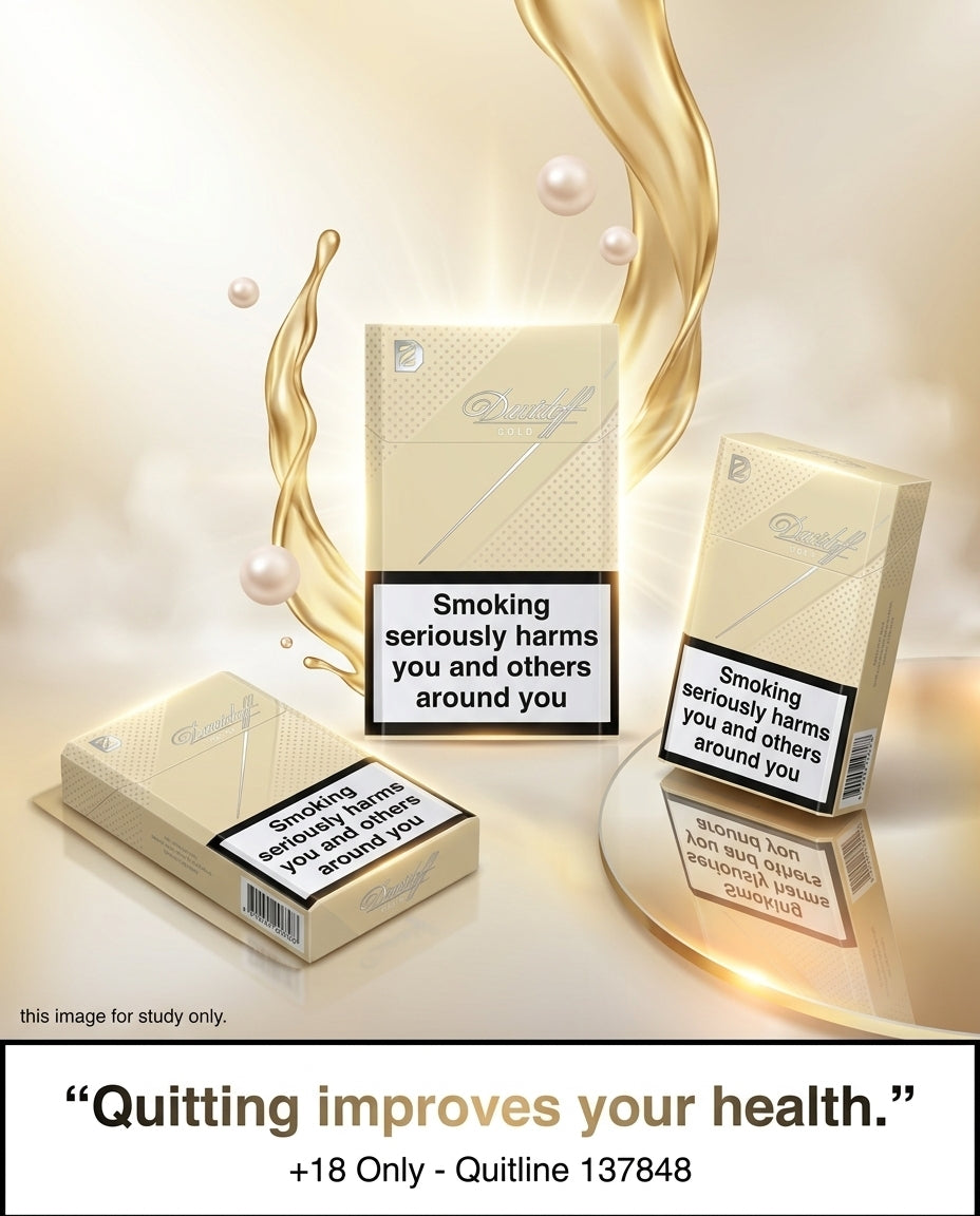 Davidoff Gold Cigarettes (10 packets x 20s) | Smooth Light Luxury European Blend