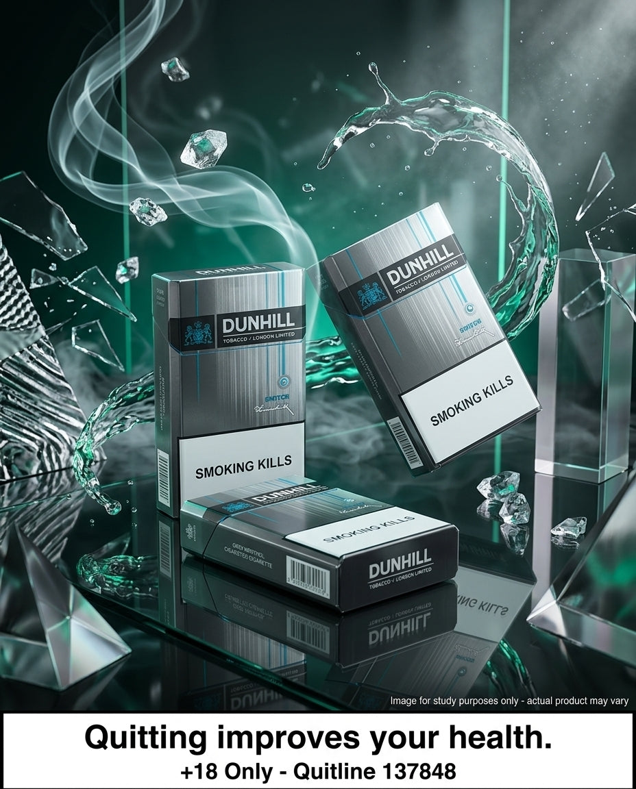 Dunhill Grey Switch Menthol England Cigarettes (10 Packs x 20s), Refined Cool Menthol Balance, Competitive Pricing, Nationwide Dispatch
