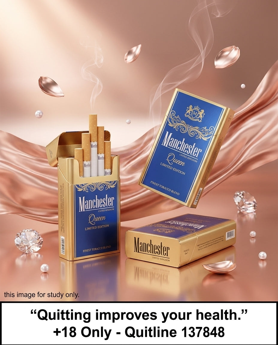Manchester Queen Cigarettes (10 Packs x 20s), Elegant Smooth Signature Blend, Buy Online Best Value, Nationwide Dispatch