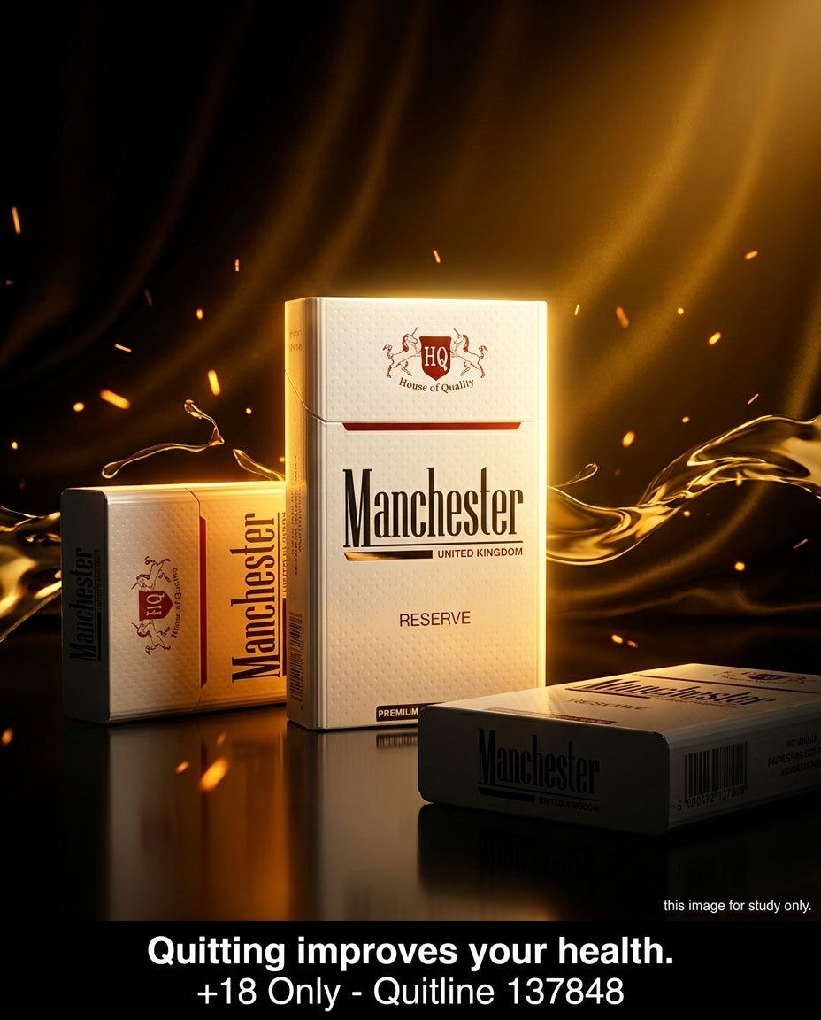 Manchester Reserve Cigarettes (10 packets x 20s) | Rich Full-Bodied Premium Blend