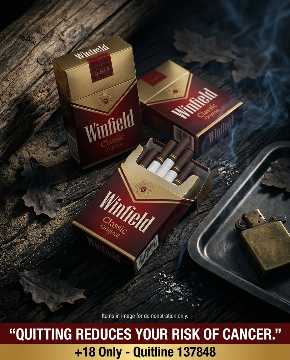 Winfield Classic Original (10 Packs x 20s), Bold Traditional Taste, Cheap Carton Price, Fast Delivery Australia-wide