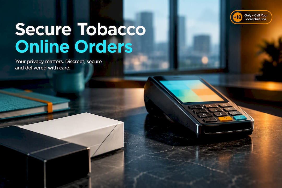 Secure tobacco order beside tokenised payment device