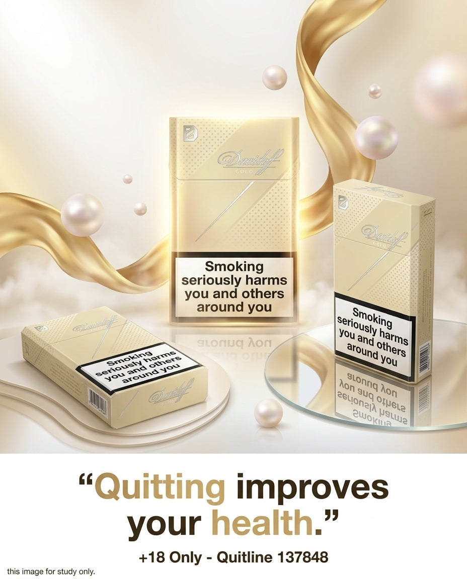Davidoff Gold Cigarettes (10 packets x 20s) | Smooth Light Luxury European Blend