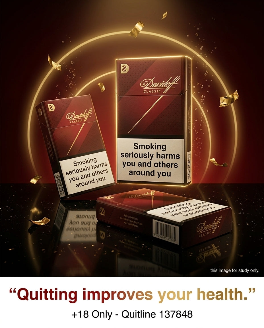 Davidoff Red Cigarettes (10 packets x 20s), Cheap Prices Fast Delivery Australia, Full-Flavour European Blend