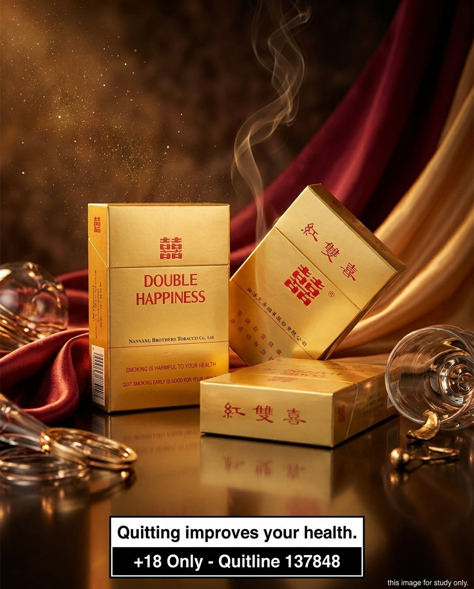 Double Happiness Gold Cigarettes (10 Packs x 20s), Smooth Mellow Classic Taste, Best Price Online Affordable Cartons, Delivered to Your Home