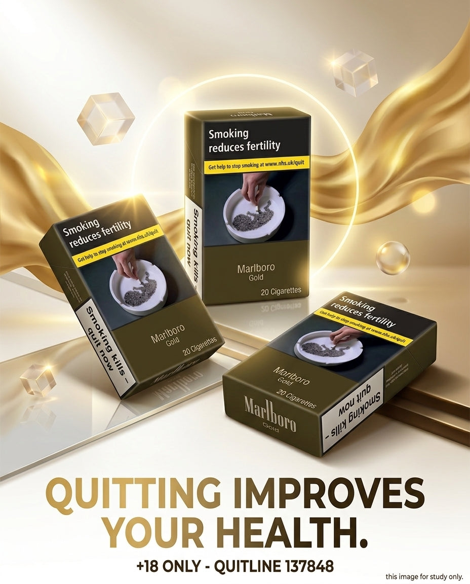 Marlboro Gold Cigarettes (10 packets x 20s) | Smooth Light Premium EU Blend